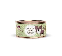 Terra Canis Buey, Manzana y escaramujo - alimento húmedo para Perros Miniatura, 100g I alimento Premium para Perros Premium 100% Human-Grade de Todos los Ingredientes I sin Cereales