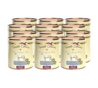 Terra Canis Caballo, Amaranto y melocotón - Comida húmeda clásica, 12x800 g I alimento Premium para Perros 100% Human-Grade de Todos los Ingredientes | sin Gluten