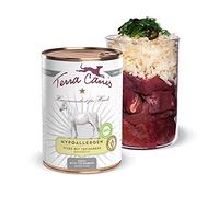 Terra Canis Caballo y topinambur - alimento hipoalergénico húmedo para Perros, 400 g I alimento Premium para Perros, 100% Human-Grade de Todos los Ingredientes I sin Cereales ni Gluten