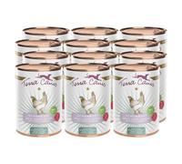Terra Canis Comida húmeda para perros, pollo 12 x 400 g, sin cereales, ideal para problemas gastrointestinales agudos, con materias primas 100% de calidad alimentaria