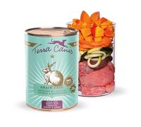 Terra Canis Cordero, Calabaza, chirivías y pasionari - alimento húmedo sin Cereales, 400g I alimento Premium para Perros 100% Human-Grade de Todos los Ingredientes I Rico y Sano
