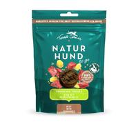 Terra Canis Naturhund - To Go Trekking Treats 50 g | para recompensa en actividades comunes | con superalimentos naturales | Snack premium para perros en 100% calidad alimentaria de todas las materias