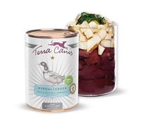 Terra Canis Pato y raíz - alimento hipoalergénico húmedo para Perros, 400 g I alimento Premium para Perros, 100% Human-Grade de Todos los Ingredientes I sin Cereales ni Gluten