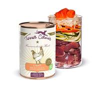 Terra Canis Pollo, calabacín y Papaya - alimento para Perros Light, 400 g I alimento Premium para Perros 100% Human-Grade de Todos los Ingredientes I reducido en calorías y Grasa
