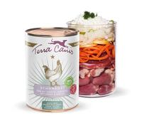 Terra Canis Pollo, Zanahoria y Requesón - alimento gástrico e intestinal, 400 g I Ideal para Problemas gastrointestinales Agudos | Ingredientes 100% Human-Grade | sin Cereales