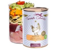 Terra Canis Pollo con Pepino, Senior Comida húmeda para Perros, 400g