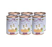 Terra Canis Pollo, Pepino, Calabaza y Hierbas medicinales - Senior, 6x400g I alimento húmedo Premium para Perros Human-Grade de Todos los Ingredientes I bajo Contenido de alérgenos