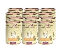 Terra Canis Pollo, Tomate, Amaranto y albahaca - Comida húmeda clásica, 12 x 400 g | alimento Premium para Perros 100% Human-Grade de Todos los Ingredientes | sin Gluten