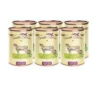Terra Canis Ternera con mijo, Pepino, melón Amarillo y albahaca - Comida húmeda clásica, 6x400 g I alimento Premium para Perros 100% Human-Grade de Todos los Ingredientes | sin Gluten