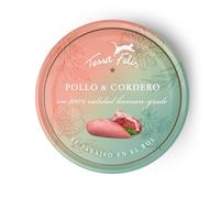 TERRA FELIS Alimento húmedo multiproteínico de Pollo y Cordero, 80 g I alimento Premium para Gatos 100% Human-Grade de Todos los Ingredientes I Buena aceptación | sin Cereales