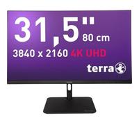 Terra Monitor LCD LED 3295W PV 32 pulgadas 4K, USB-C/DP/HDMI, Ultra HD, 3840 x 2160, 60 Hz, altura ajustable, VESA, sin parpadeo, luz azul baja, para oficina y juegos