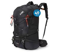 Terra Peak® Mochila de Senderismo 40L para hombre y mujer (FLEX 40 GRANDE) Nergo - Mochila de montaña, trekking y viaje para exteriores, ergonómica e impermeable con ventilación trasera (transpirable)