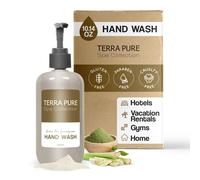 Terra Pure Green Tea Hand Wash | Coleccin de spa | Servicios del hotel en la botella de bomba | 10.14 oz. / 300 ml (botella individual)