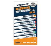 TERRA-S T16001 Flat Tyre Puncture Repair Sealant Refill for Standard Kit, Emergency Kit, 700ml Bottle