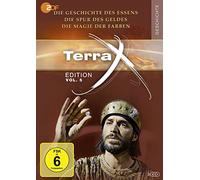 Terra X Edition Vol. 5 - Die Geschichte des Essens/Die Spur des Geldes/Die Magie der Farben [Alemania] [DVD]