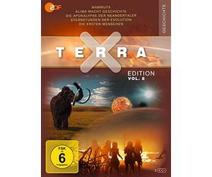 Terra X - Edition Vol. 8 - Stars der Eiszeit/Klima macht Geschichte/Die Apokalypse der Neandertaler/Sternstunden der Evolution/Die ersten Menschen [Alemania] [DVD]