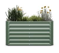 blumfeldt Jardinera Exterior High Grow, 575L en Acero Galvalume Resistente a Heladas & Óxido, Altura 60cm para Flores, Hierbas & Verduras - Montaje Fácil, Diseño Clásico