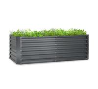 Terrabox 180x90x60 cm Cama de Jardín elevada Antracita