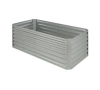 Terrabox 180x90x60 cm Cama de Jardín elevada Plata