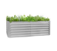 Terrabox 200x100x60 cm Cama de Jardín elevada Plata
