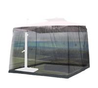 Terrace Fly Grille-Hard Polyester Network, Protección integral | Red para la vida al aire libre, doble cremallera, mejore su experiencia al aire libre en el jardín con un BA