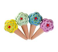 Terracota Plant Watering Spikes - 4 Pieces | Irrigation Supplies For Gardeners And Growers, Vacation Plant Watering System For Balcony, Office, Patio, Greenhouse, Deck, Garden, Backyard, Vegetables,