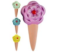 Terracotta Watering Spikes - 4 Pack Self-Watering Clay Stakes, Automatic Vacation Plant Irrigation System, Slow Release Deep Root Waterer, Porous Terracotta Infuser | for Indoor Outdoor