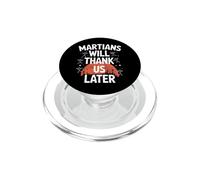 Terraformación de Marte Exploración Espacial Colonización de Marte PopSockets PopGrip para MagSafe