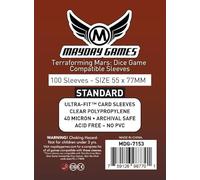 Terraforming Mars: Fundas estándar compatibles con juego de dados (55 x 77 mm)