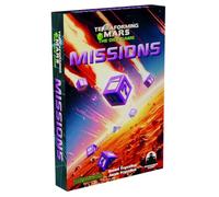 Terraforming Mars: The Dice Game - Expansión de misiones | Nuevas misiones, dados de influencia morada, corporaciones y tarjetas de proyecto | Complemento de juego de estrategia