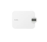 Terraillon 14750 - Báscula de cocina ecológica con dinamo, función de tara y conversión líquida, capacidad de 5 kg, color blanco