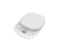 TERRAILLON - Báscula electrónica PRECISION - Balance de precisión - Graduación dinámica 0,1 g/0,5 g/1 g - Capacidad 2 kg - Tare - Convesion líquidos, apagado automático - Pantalla LCD - Blanco