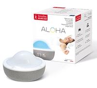 Terraillon - Despertador Luz de Aloha - Simulador del Amanecer y Ayuda para Dormir - 2 de cada 3 personas se duermen en menos de 15 minutos - Terapia de Luz - Coherencia Cardíaca
