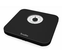 Terraillon - Nautic Negro - Báscula mecánica para pesar personas - Gran esfera - Capacidad de 150 kg