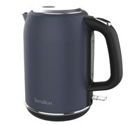 TERRAILLON - NEW MOON- Hervidor eléctrico, 1,7 L, 2200 W, base giratoria 360 °, apagado automático y botón retroiluminado, indicador de nivel de agua, filtro antical, cuerpo de acero inoxidable