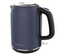 TERRAILLON - NEW MOON- Hervidor eléctrico, 1,7 L, 2200 W, base giratoria 360 °, apagado automático y botón retroiluminado, indicador de nivel de agua, filtro antical, cuerpo de acero inoxidable