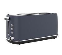 TERRAILLON - NEW MOON- Tostadora de pan largo, 2 ranuras extra anchas, 6 niveles de potencia (1550W) - Descongelación, calentamiento, apagado automático, cajón recoge migas, cuerpo de acero inoxidable