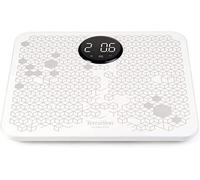 TERRAILLON - Power Massager- Aparato de masaje por electroestimulación y báscula hasta 180kg- 6 programas - 15 intensidades - Pantalla LED - USB recargable