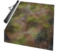 Terrain Crate - Tapete de neopreno de fantasía para juegos de guerra de 6 x 4 | Rock & Scrub Battlefield