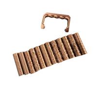 Terrain - Juego de rodillos de textura con 12 rodillos de patrón en relieve | Gold - Herramienta manual de arcilla para terrenos en miniatura y proyectos de cerámica
