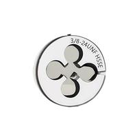 Terraja de Rosca Métrica Rosca for tubo HSSE matriz redonda PT PS G PF NPT NPS 1/16 a 3/4(G1I8-28)