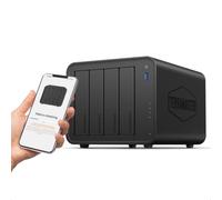 TERRAMASTER F4-425 NAS 4 bahías Intel x86 Quad-Core 4GB RAM (sin Discos) | LAN 2.5 GbE, almacenamiento en red, servidor multimedia para hogar