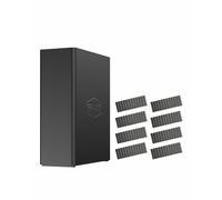 TERRAMASTER F8 SSD NAS 8 bahías Todo SSD N95 8GB DDR5 (sin Discos) | Puerto 10 GbE, 8 disipadores incluidos, NAS alto rendimiento tamaño palma