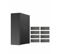 TERRAMASTER SSD F8 Plus NAS SSD Almacenamiento NAS Core i3 8-Core 8-Thread CPU, 16GB DDR5 RAM, Puerto 10GbE, Almacenamiento Conectado a Red del tamaño de la Palma de la Mano Rendimiento(sin Disco)