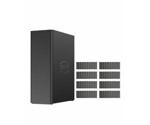 TERRAMASTER SSD F8 Plus NAS SSD Almacenamiento NAS Core i3 8-Core 8-Thread CPU, 16GB DDR5 RAM, Puerto 10GbE, Almacenamiento Conectado a Red del tamaño de la Palma de la Mano Rendimiento(sin Disco)