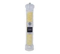 Terramezzo - Molinillo de cerámica de sal de limón (570 g) de calidad premium con sal marina siciliana con limón, ideal para pescados, mariscos y ensaladas de verano