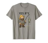 Terranova Canadá | Newfie Yes B'y Fishing Camiseta
