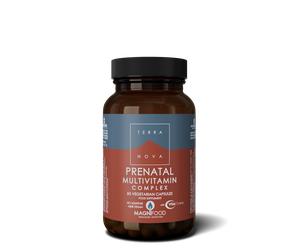 Terranova Health Complejo Multivitamínico Prenatal (50 cápsulas) - con la forma activa del ácido fólico