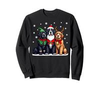 Terranova Navidad Perros Divertido Santa Reno Elfo Sudadera