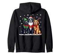 Terranova Navidad Perros Divertido Santa Reno Elfo Sudadera con Capucha